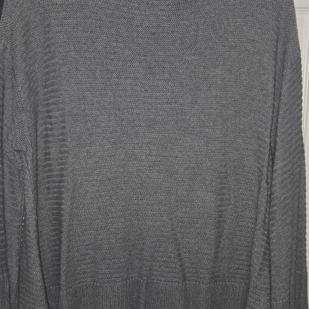 Andrea Jovine Dark Gray Crewneck Sweater